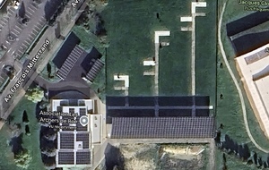 Vue satellite du club des archers de Boé - 2024